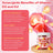 Topteng  Vitamin D3 K2 Gummies with Vitamin C Sugar-Free Omega-3