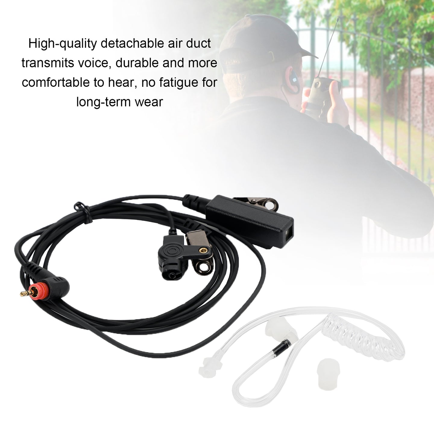 SL1K-013 Acoustic Tube PTT Mic Headset Fit for SL7550 7580 7590 SL300 SL3500e