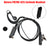 G-Shape Earpiece Caltta PD790-025 Earhook Headset Oval PTT MIC For Caltta PD790
