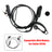 G-Shape Earpiece Caltta PD790-025 Earhook Headset Oval PTT MIC For Caltta PD790