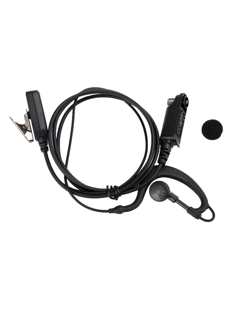 G-Shape Earpiece Caltta PD790-025 Earhook Headset Oval PTT MIC For Caltta PD790