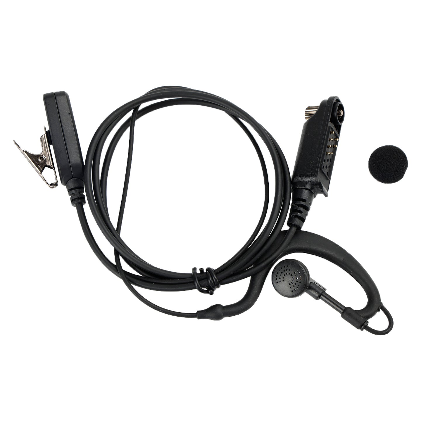 G-Shape Earpiece Caltta PD790-025 Earhook Headset Oval PTT MIC For Caltta PD790