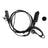 G-Shape Earpiece Caltta PD790-025 Earhook Headset Oval PTT MIC For Caltta PD790