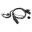 G-Shape Earpiece Caltta PD790-025 Earhook Headset Oval PTT MIC For Caltta PD790