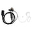 PH790-025A3 Acoustic Transparent Air Tube PTT Mic Headset Fit for Caltta PH790