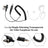 7.1-A3 Single listening Transparent Air Tube Earphone In-ear Air Duct Headset