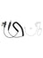 7.1-A3 Single listening Transparent Air Tube Earphone In-ear Air Duct Headset