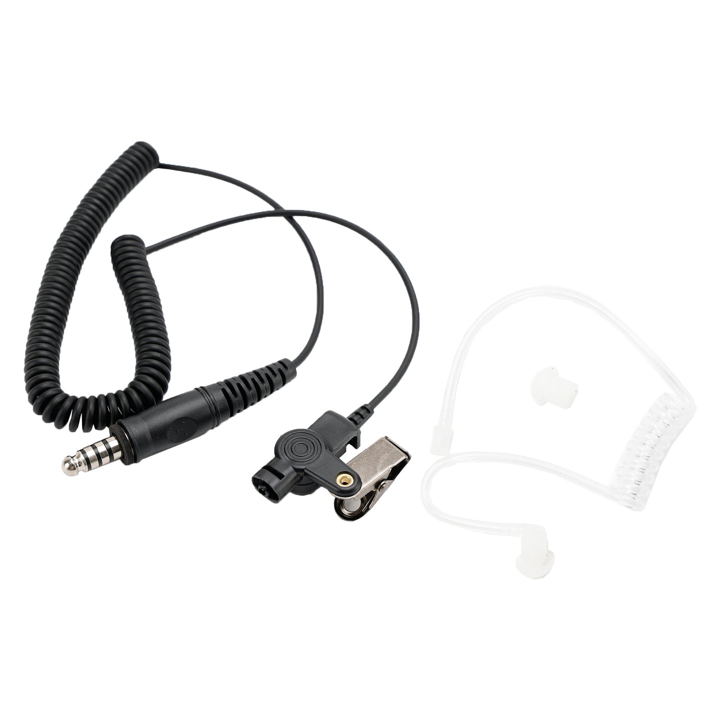 7.1-A3 Single listening Transparent Air Tube Earphone In-ear Air Duct Headset