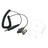 7.1-A3 Single listening Transparent Air Tube Earphone In-ear Air Duct Headset