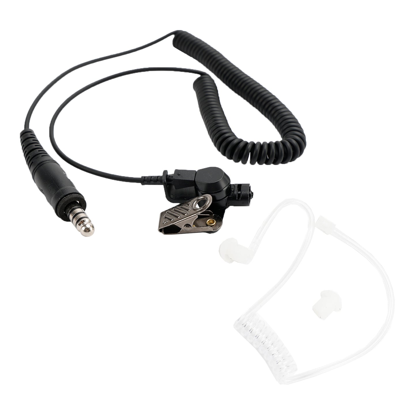 7.1-A3 Single listening Transparent Air Tube Earphone In-ear Air Duct Headset