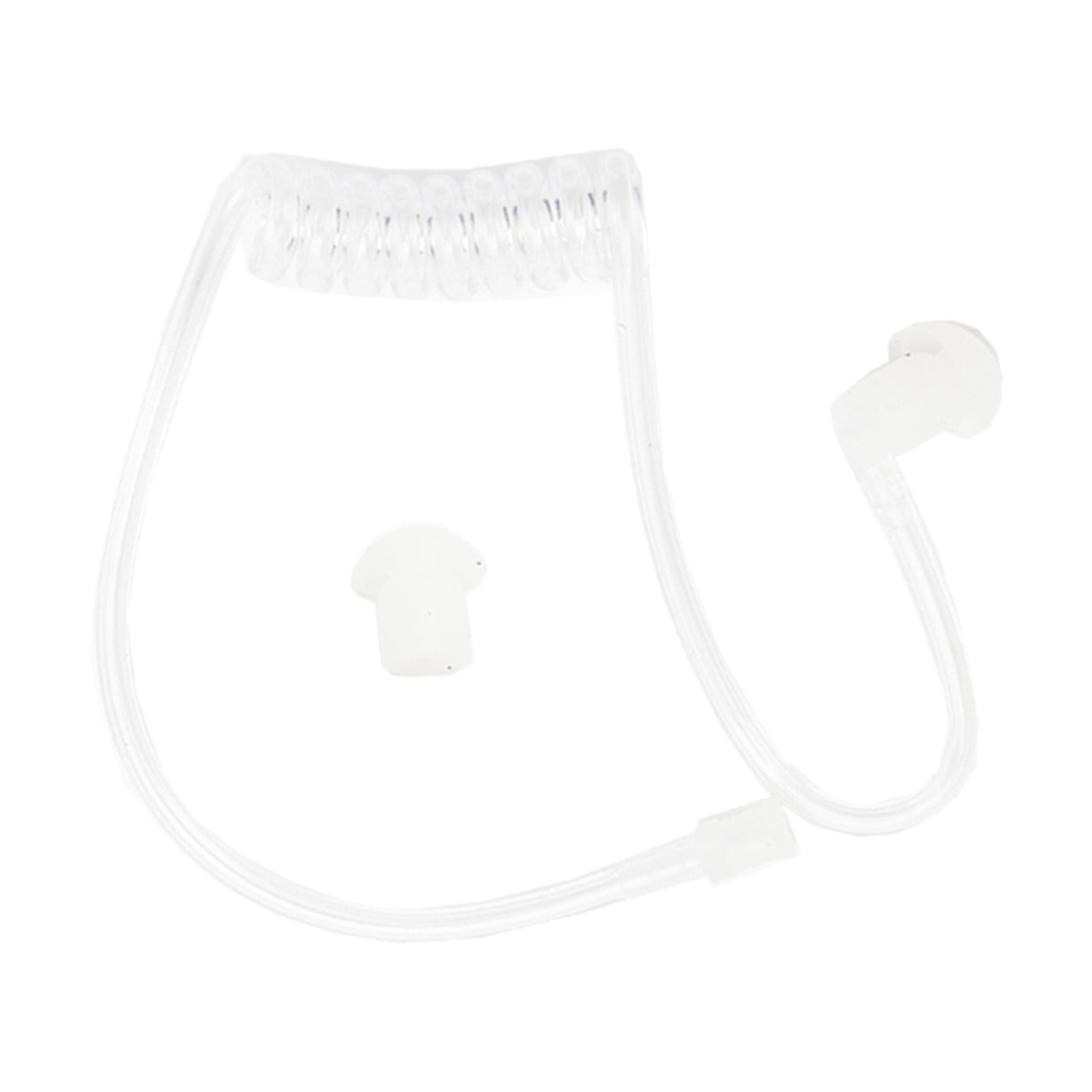 7.1-A3 Single listening Transparent Air Tube Earphone In-ear With Microphone
