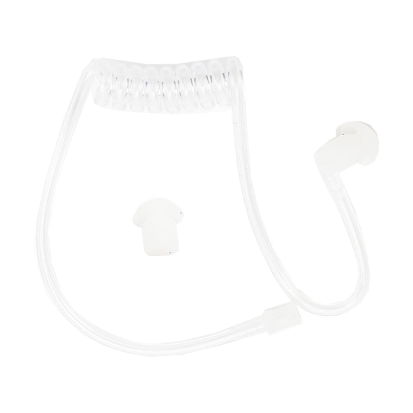 7.1-A3 Single listening Transparent Air Tube Earphone In-ear With Microphone