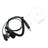 7.1-A3 Single listening Transparent Air Tube Earphone In-ear With Microphone