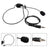 7.1-C7 Ordinary Rear Mount Big Plug Tactical Earhook Headset Earphone In-ear