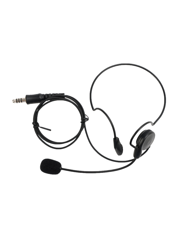 7.1-C7 Ordinary Rear Mount Big Plug Tactical Earhook Headset Earphone In-ear