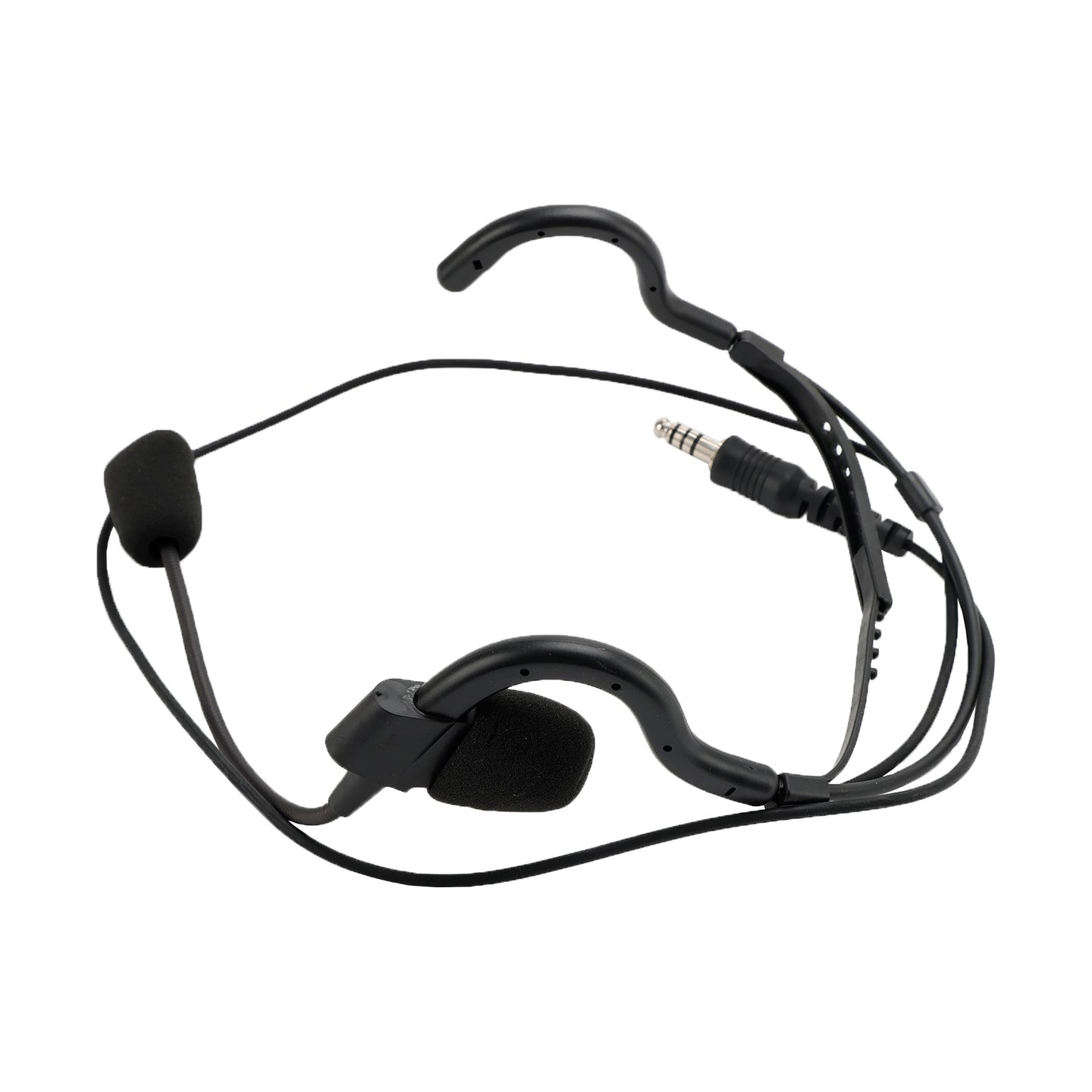 7.1-C8 Advanced Rear Mount Big Plug Tactical Earhook Headset Earphone In-ear