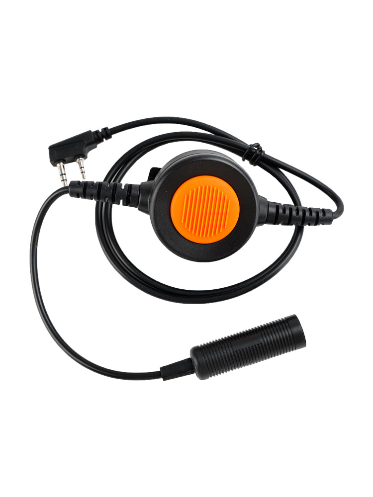K-326 Orange Round PTT IP65 Waterproof For Kenwood TK-208 TK-220 TK-240 TK-248