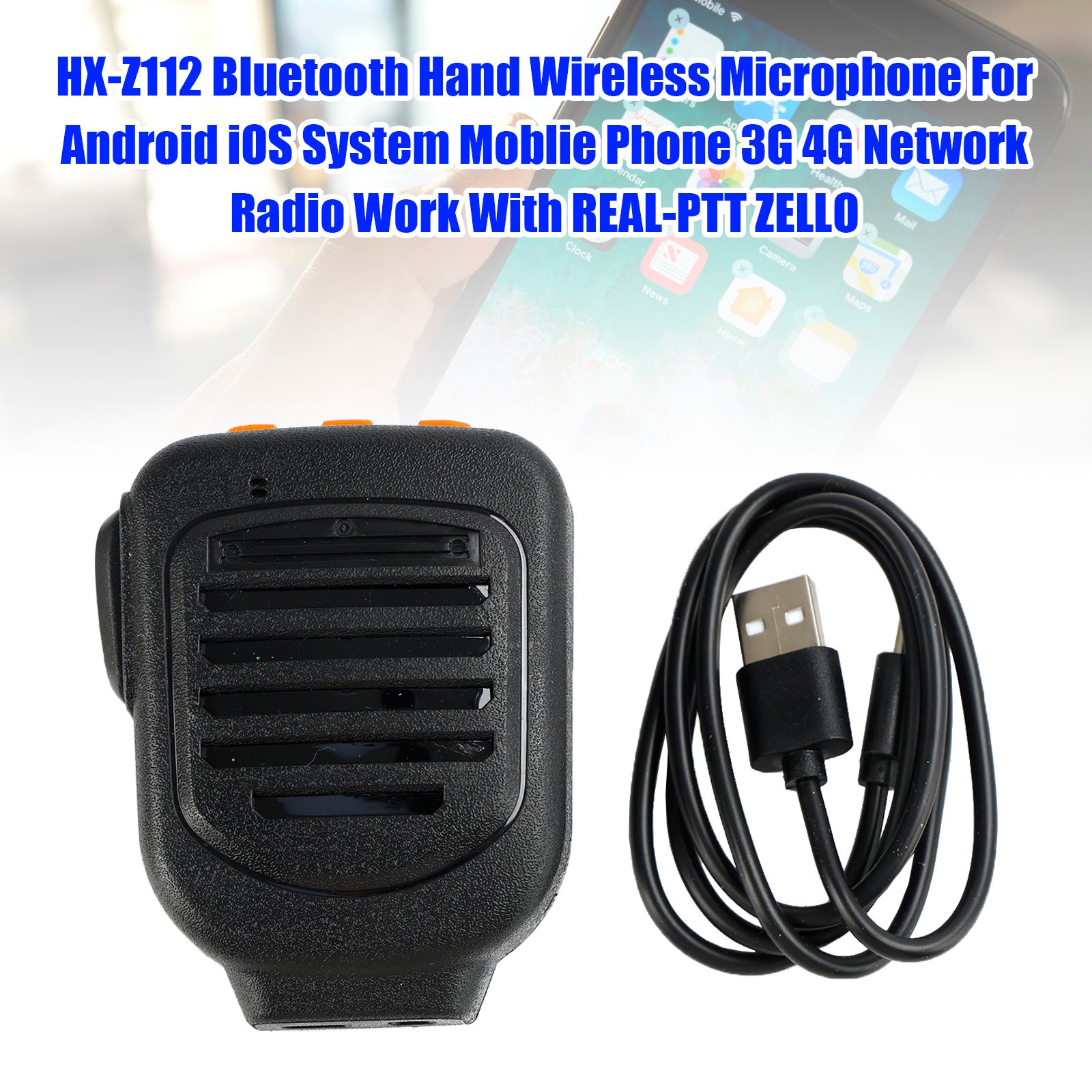 HX-Z112 Bluetooth Hand Wireless Microphone For Android iOS 3G 4G Network Radio