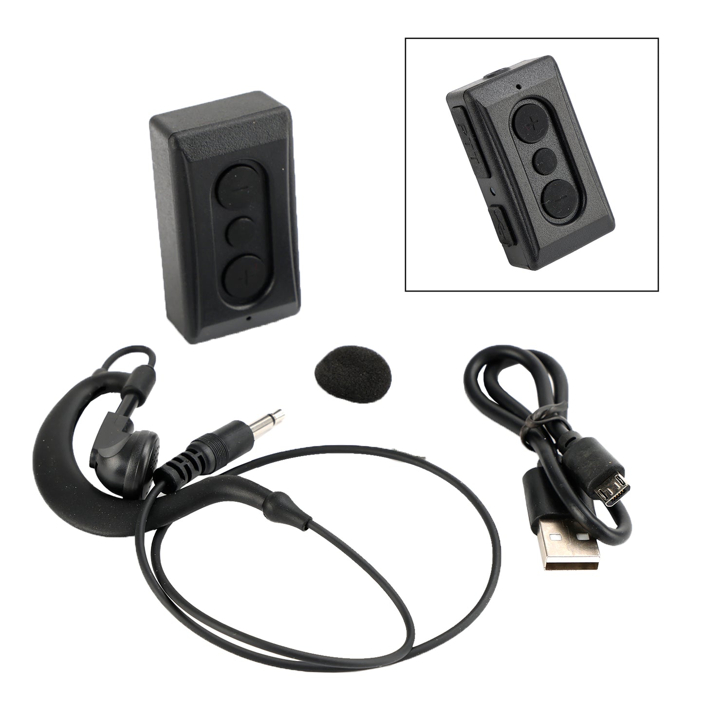 HX-Z118 Wireless Bluetooth PTT Controller Hands-free Radio Button for Zello Work