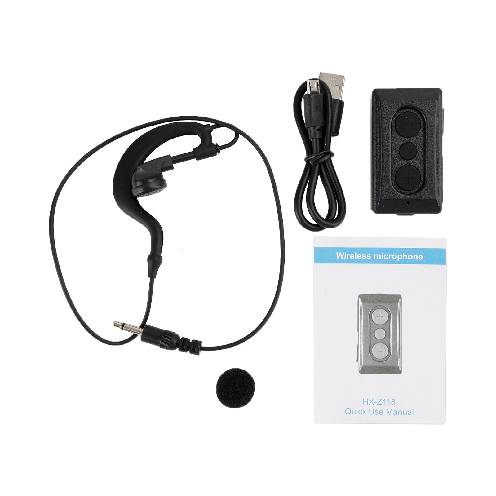 HX-Z118 Wireless Bluetooth PTT Controller Hands-free Radio Button for Zello Work