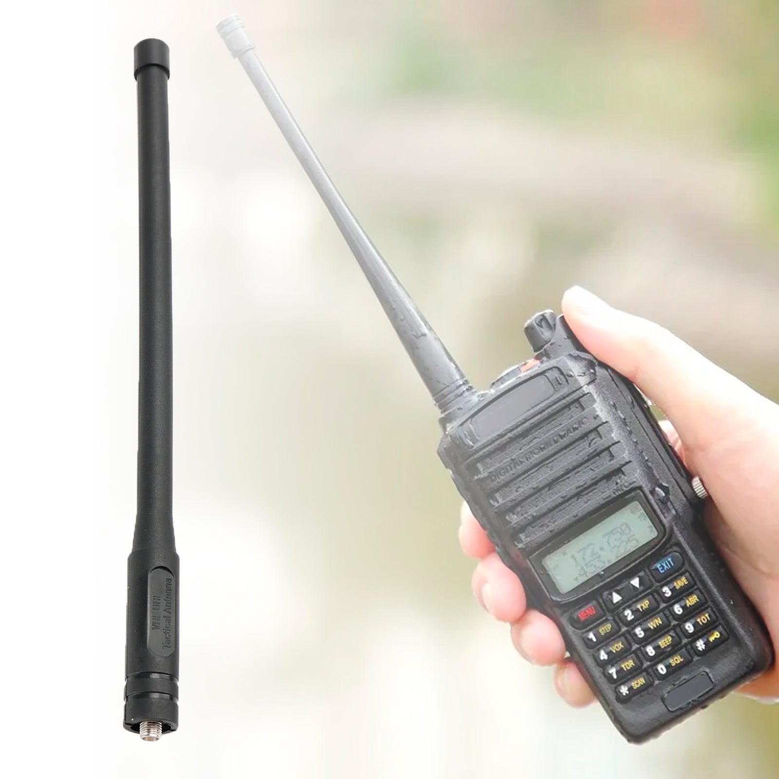 1x 139-174/400-470MHZ UHF VHF Car Radio Antenna for Baofeng UV-5R BF-888S 9R