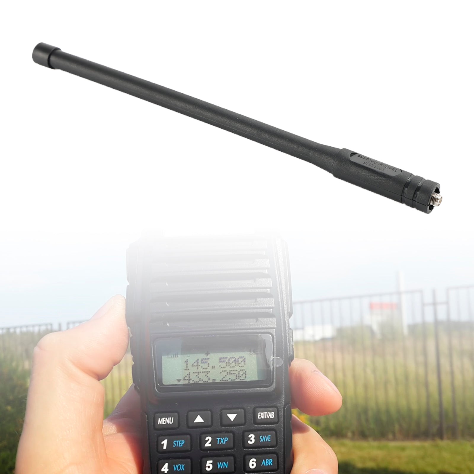 1x 139-174/400-470MHZ UHF VHF Car Radio Antenna for Baofeng UV-5R BF-888S 9R
