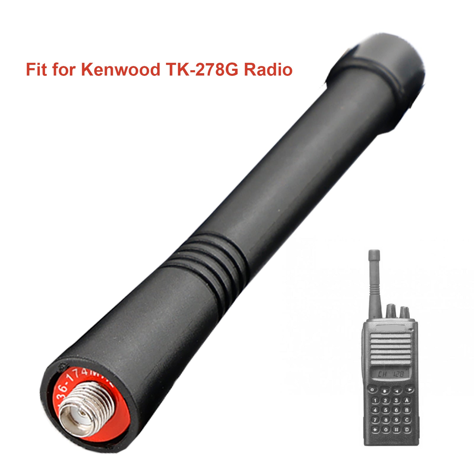1x 136-174Mhz VHF Car Radio 10cm 278G Short Antenna for Kenwood TK-278G Radio