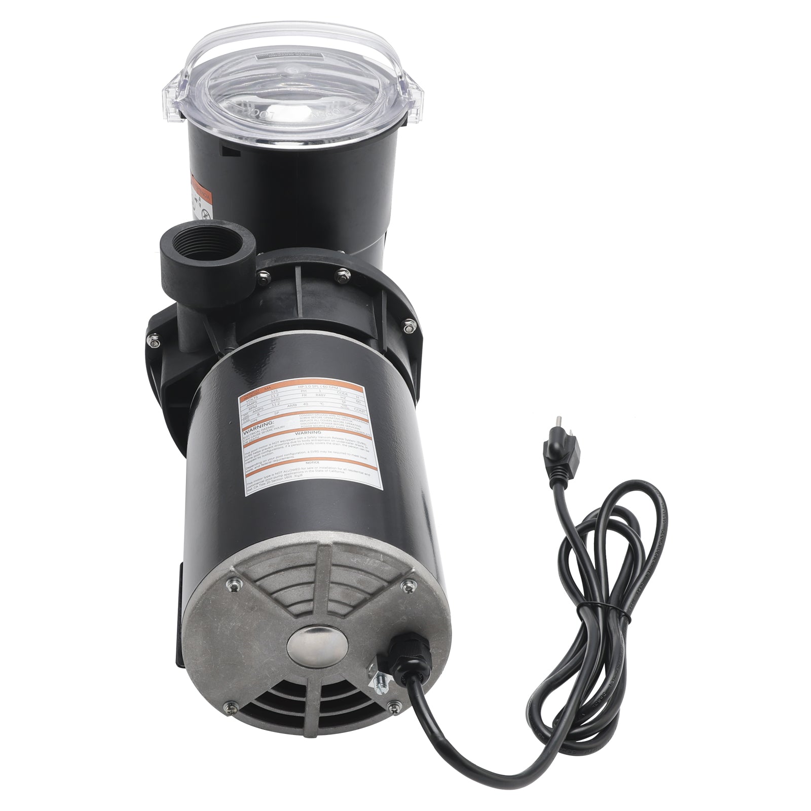 1.5 HP Above Ground Pool Pump Replacement for Hayward PowerFlo LX Series W3SP1580X15, Single-Speed 115V Pool Water Pump Assembly