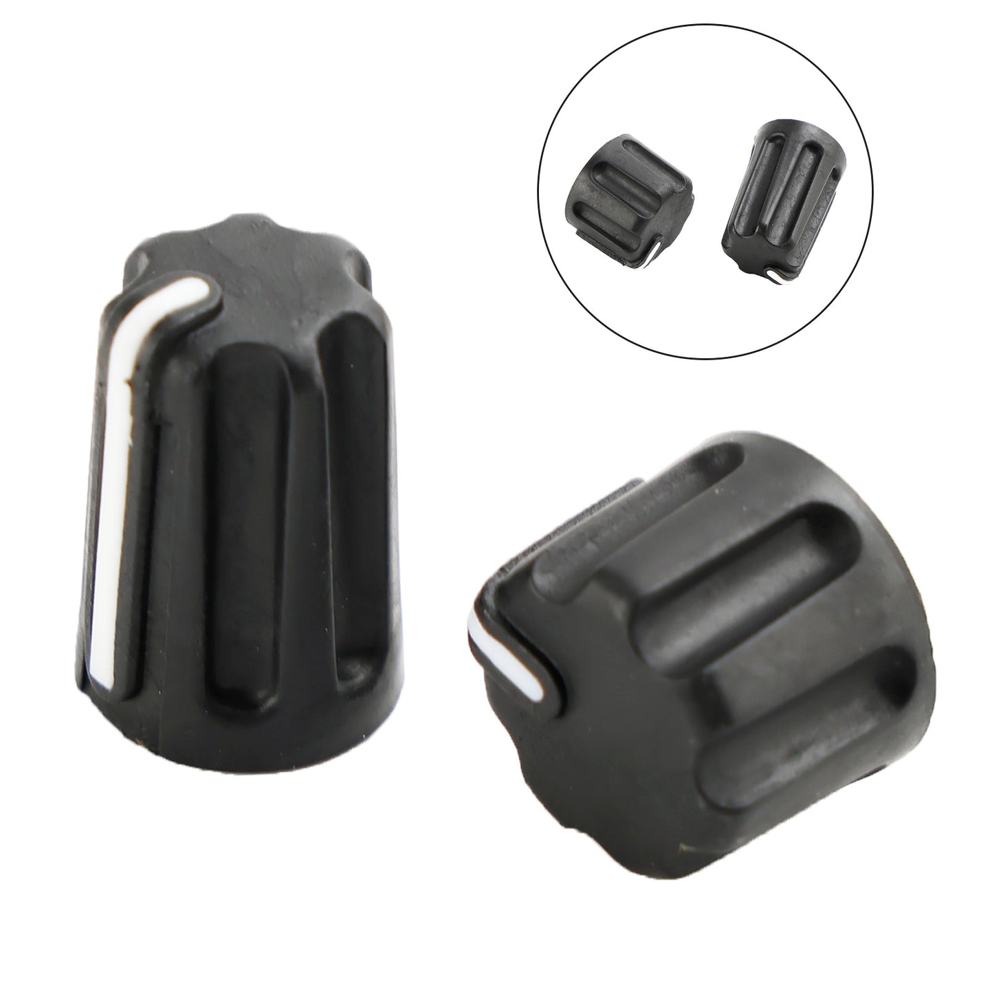 1Set Volume Control & Channel Selector Knob Cap For Motorola P6600 P6620 Radio