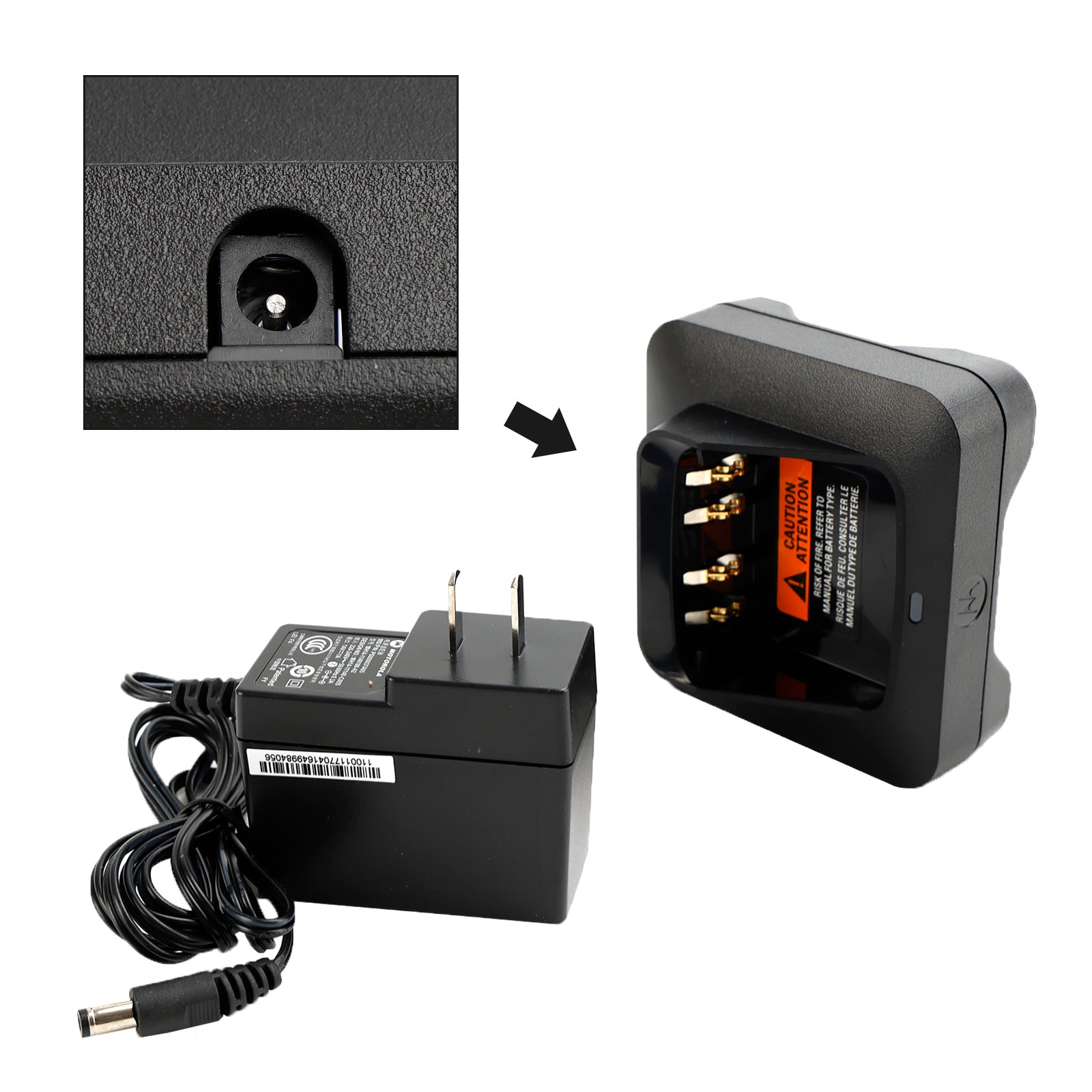 PMPN4527A Fast Rapid Dock Charger for R7 GP328D GP338D XiRP8668 Radio US Plug