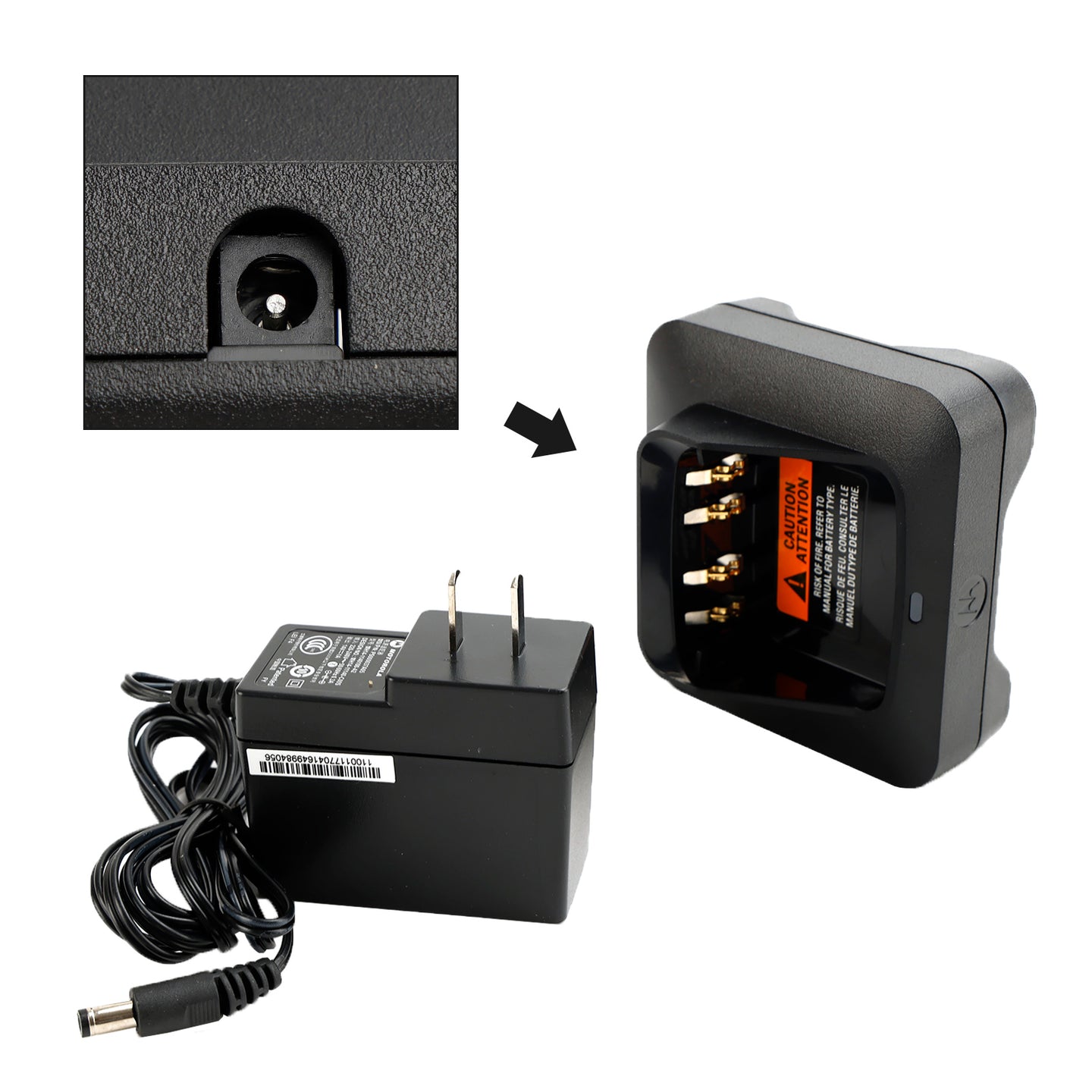 PMPN4527A Fast Rapid Dock Charger for R7 GP328D GP338D XiRP8668 Radio US Plug