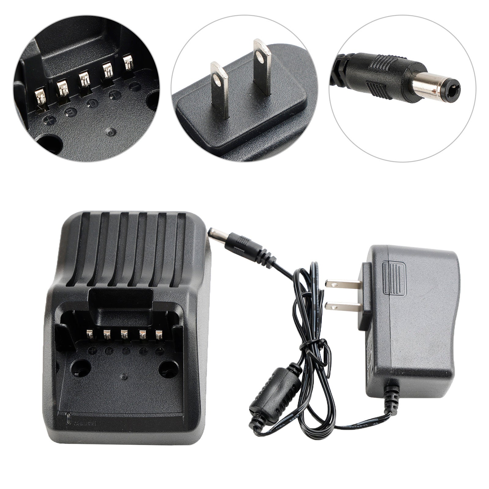 BC-219 Charger BP-283 Battery Fast Rapid Dock for ICOM IC-F3400 F3400F F3400DP