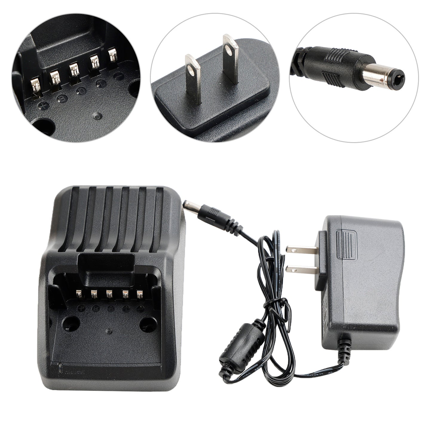 BC-219 Charger BP-283 Battery Fast Rapid Dock for ICOM IC-F3400 F3400F F3400DP