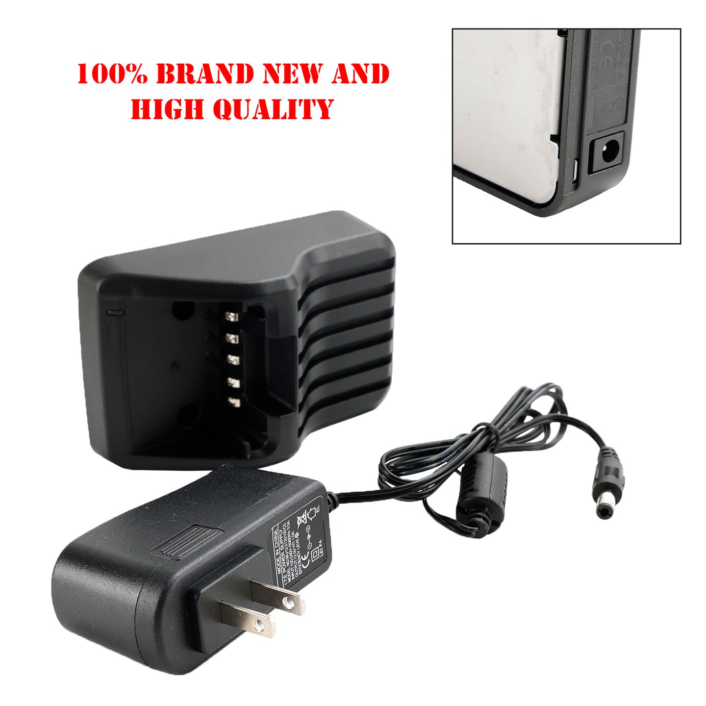 BC-219 Charger BP-283 Battery Fast Rapid Dock for ICOM IC-F3400 F3400F F3400DP