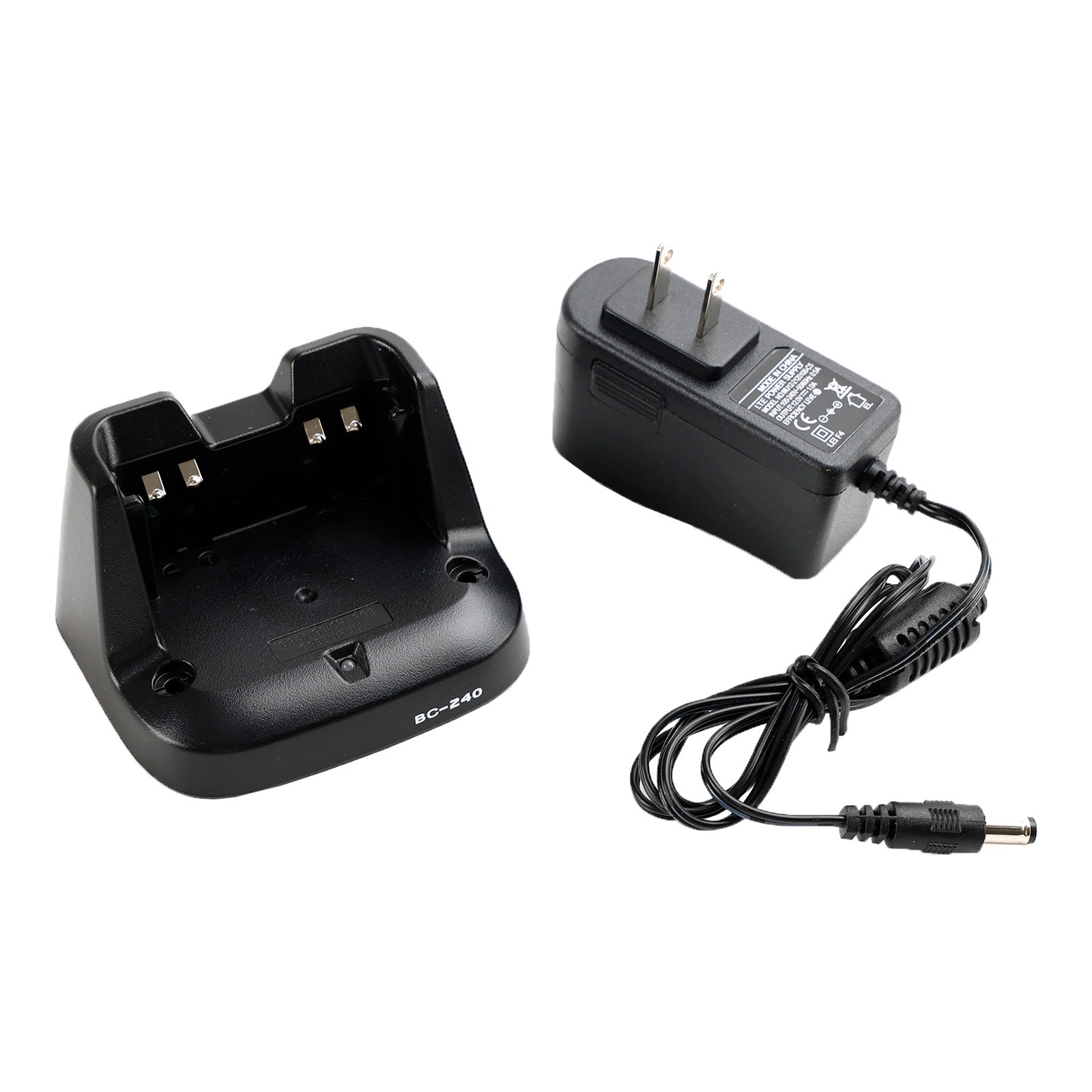 BC-240 Charger BP-298 Battery Fast Rapid Dock Charger for ICOM V86 U86 US Plug