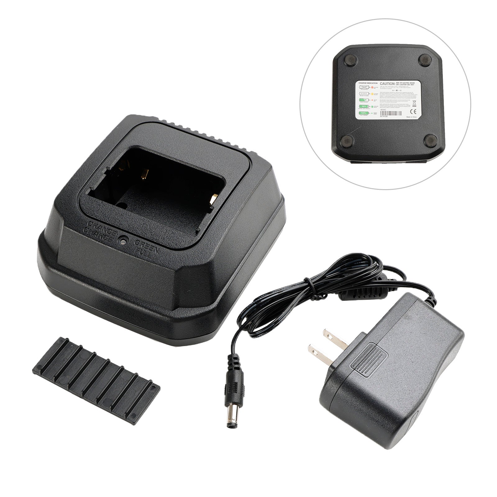 BC-143 Charger BP-196 Battery Fast Rapid Dock for ICOM IC-F3 F3S F4 T2E US Plug
