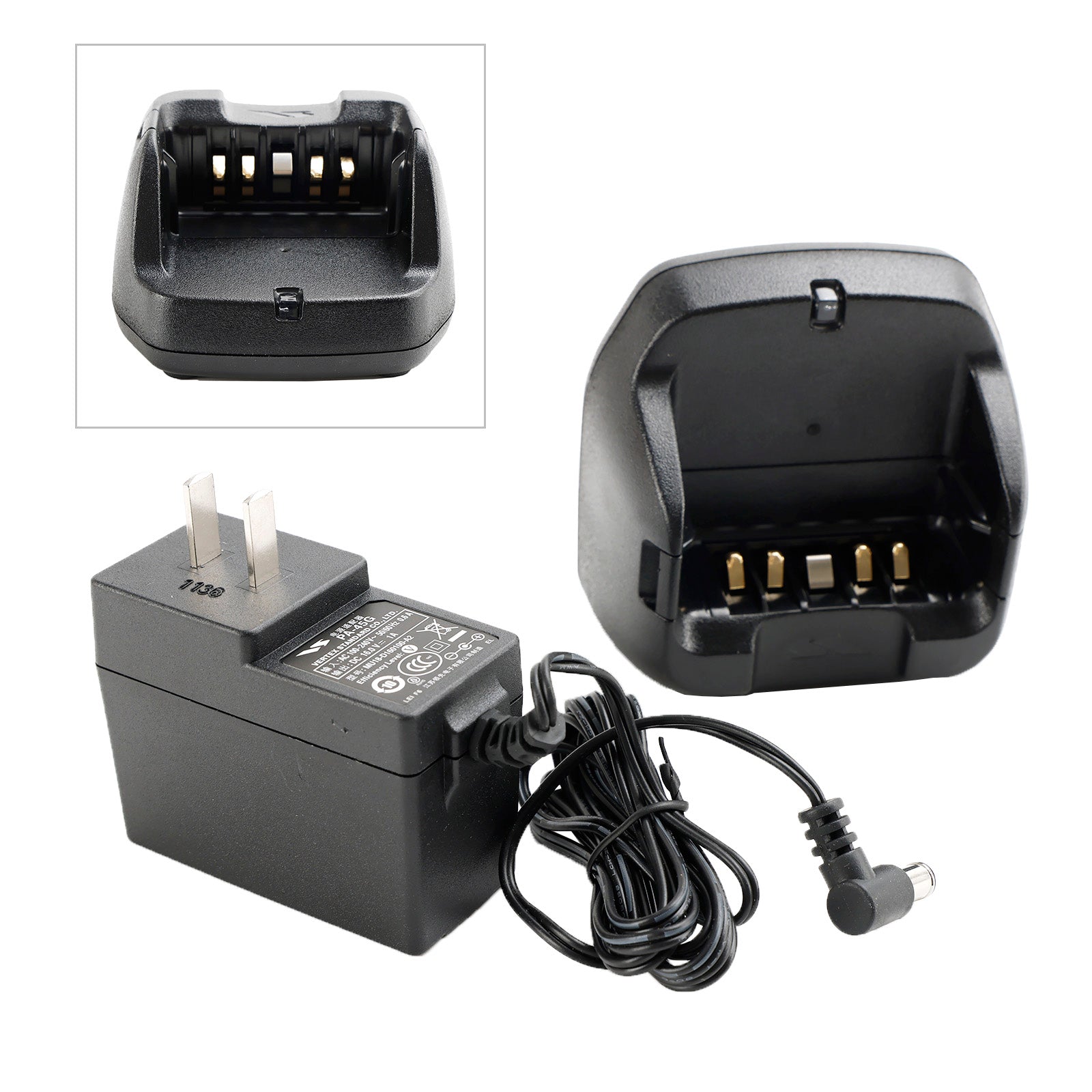 CD-49 Charger FNB-112LI Battery Fast Rapid Dock for Vertex VX450 VX459 VX451 US