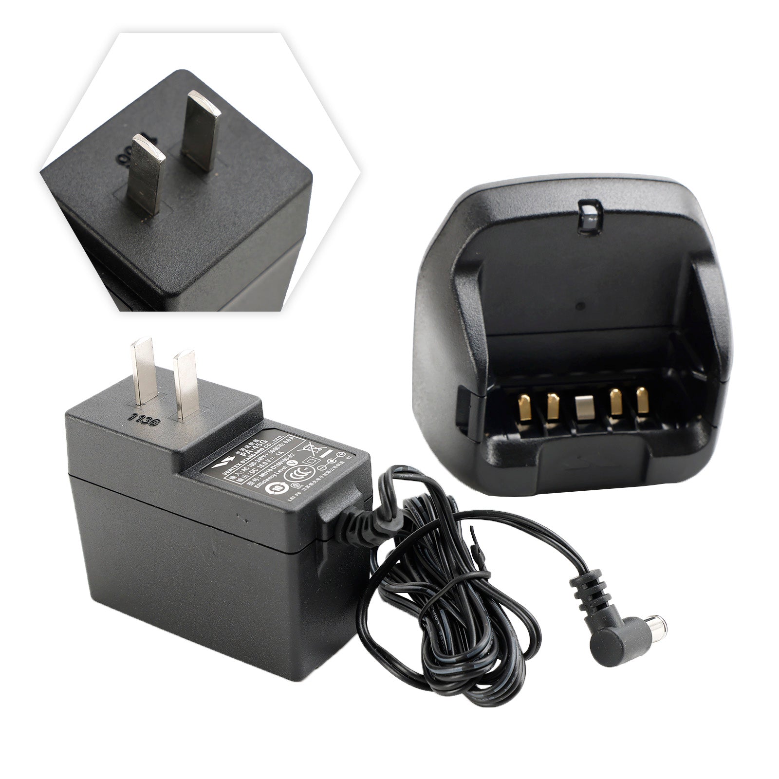 CD-49 Charger FNB-112LI Battery Fast Rapid Dock for Vertex VX450 VX459 VX451 US