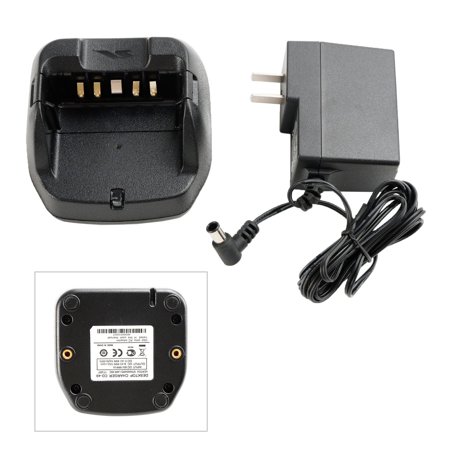 CD-49 Charger FNB-112LI Battery Fast Rapid Dock for Vertex VX450 VX459 VX451 US