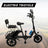 3 Wheel Electric Bike for Adults Three Wheel E-Trike Folding Tricycle