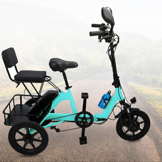 3 Wheel Electric tricycle E-Bike Folding Adult Motorized Tricycle 48V