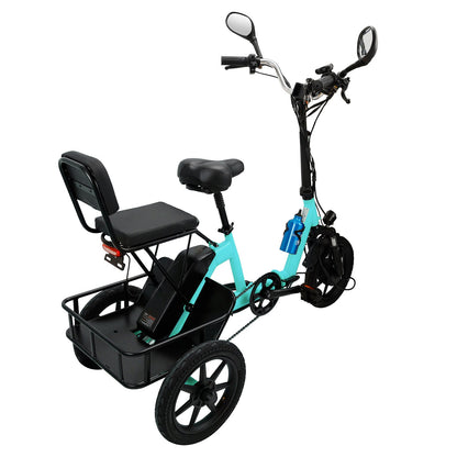 3 Wheel Electric tricycle E-Bike Folding Adult Motorized Tricycle 48V (Copy)