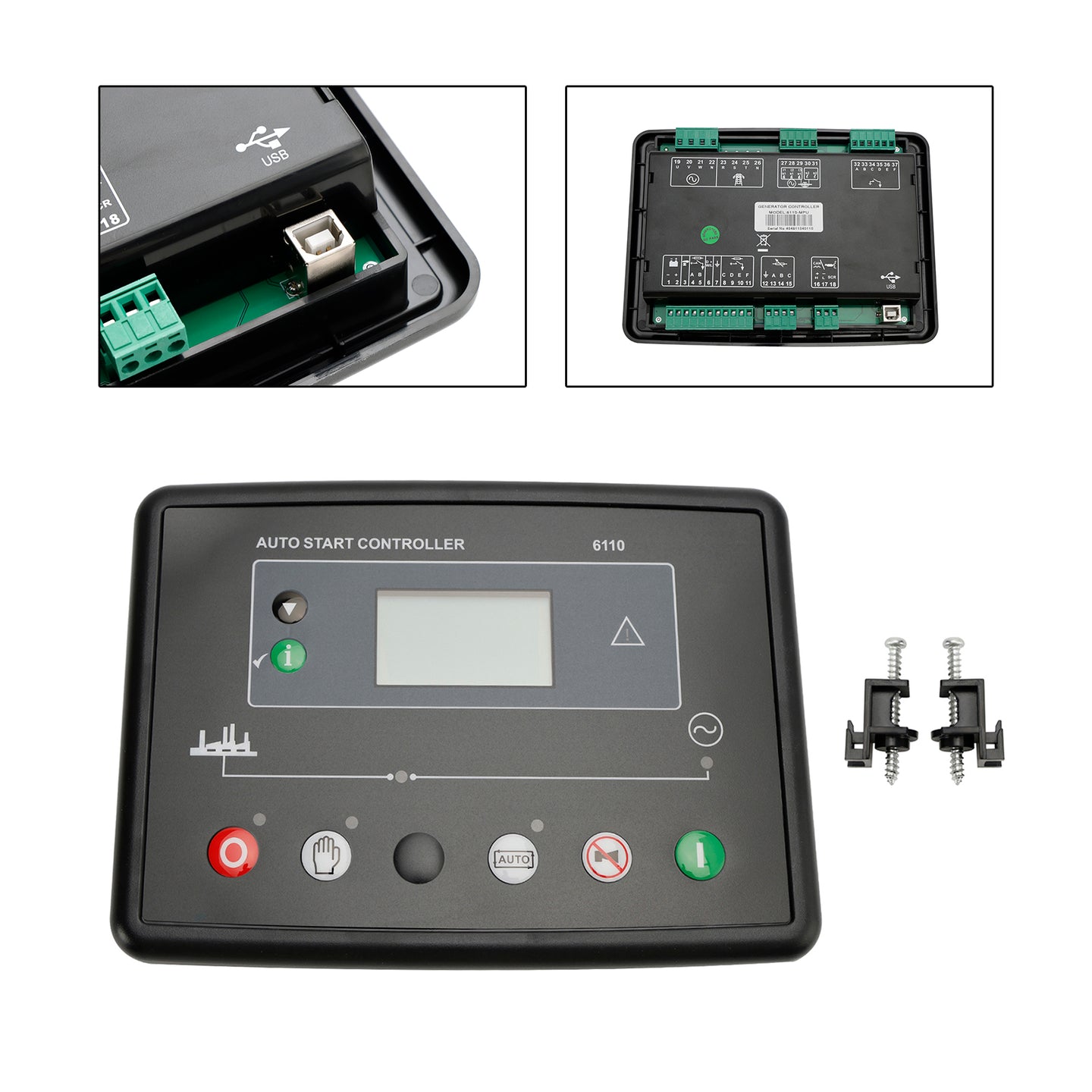 DSE6110 Generator Controller Auto Start Diesel Genset Control Panel