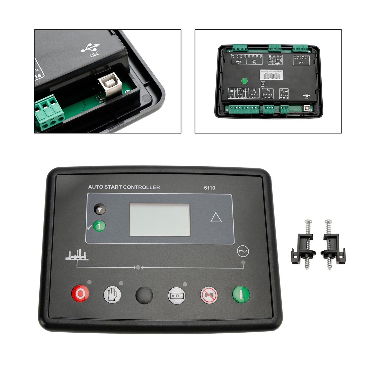 DSE6110 Generator Controller Auto Start Diesel Genset Control Panel