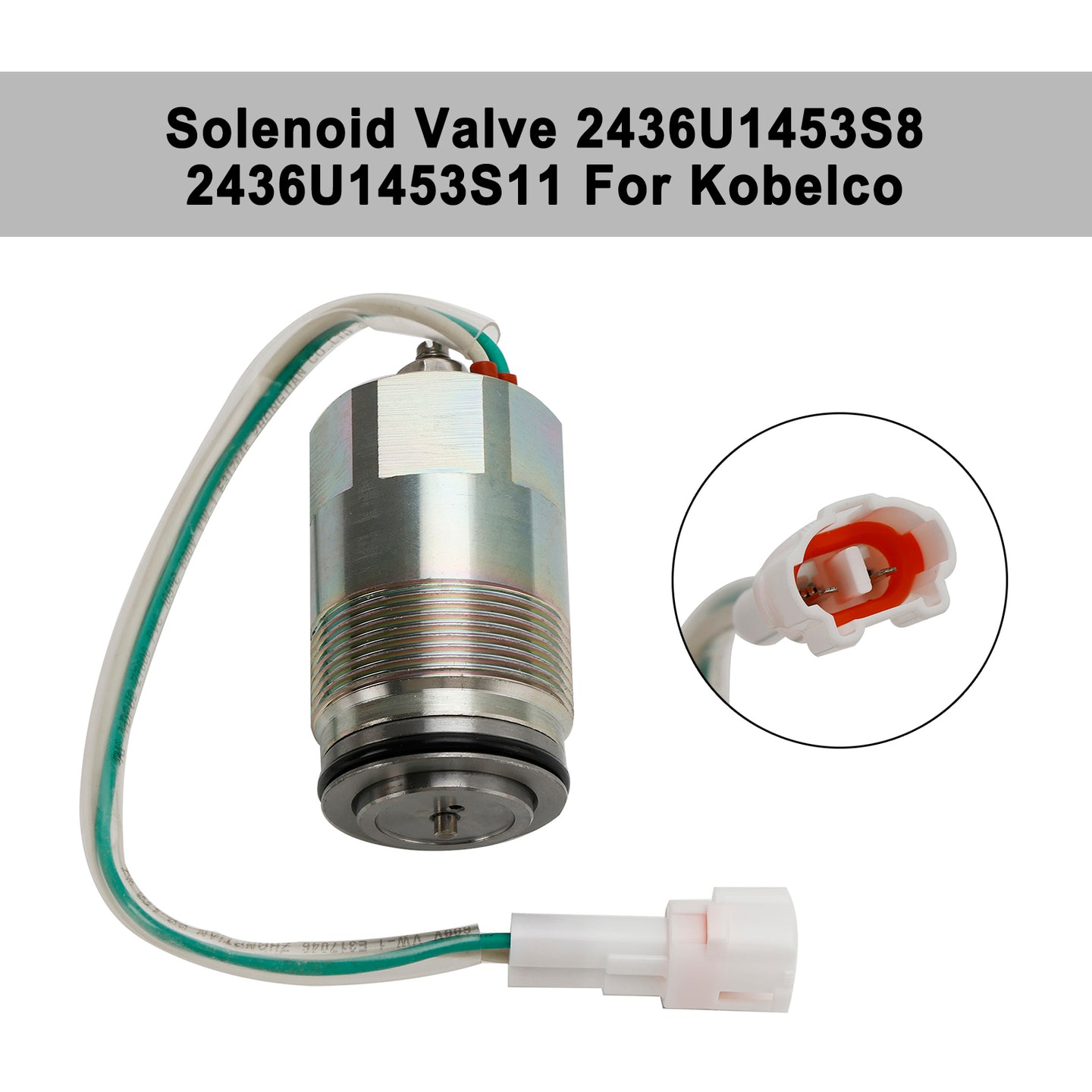 2436U1453S8 2436U1453S11 Solenoid Valve For Kobelco SK60-5 SK200-1 SK200-2