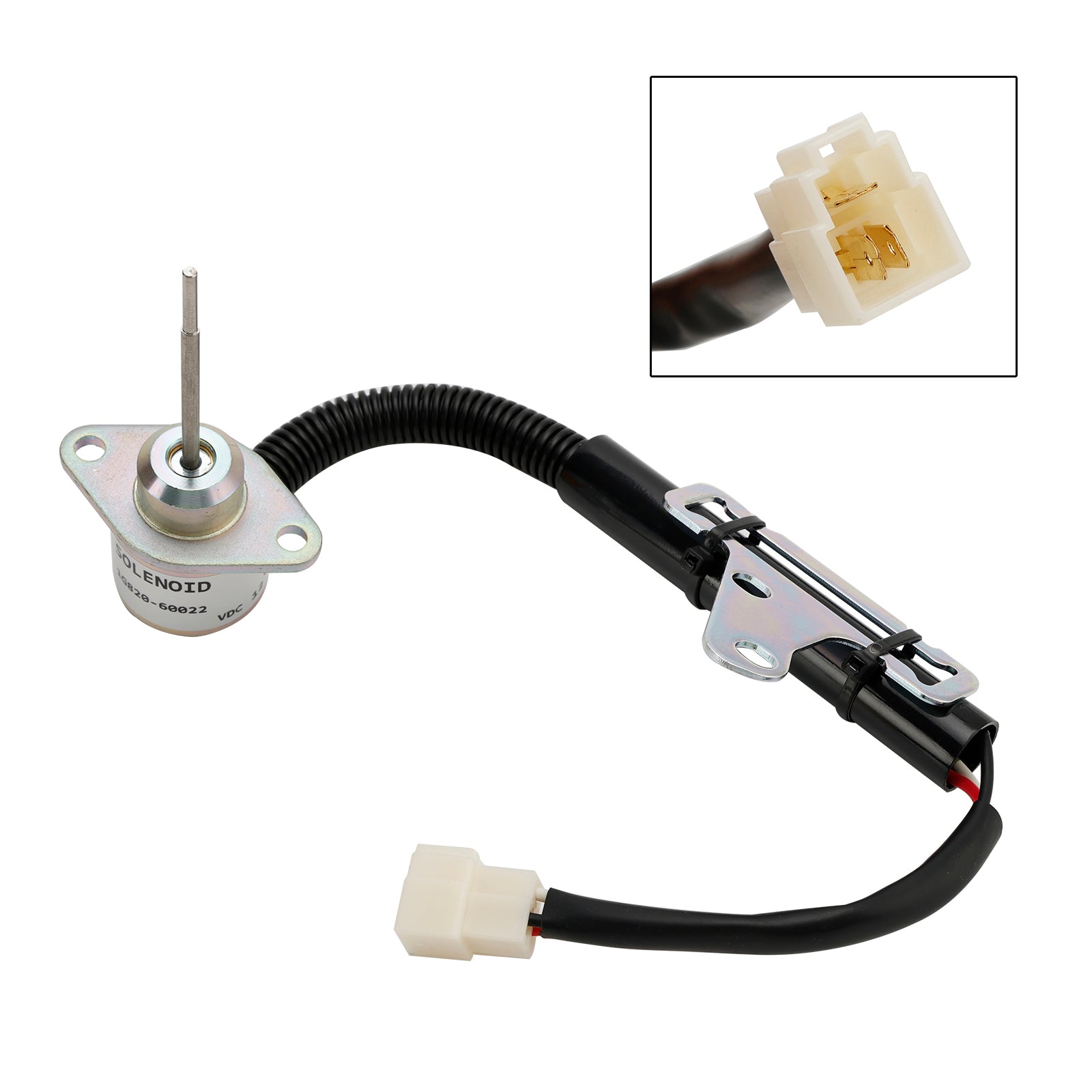 Shutoff Solenoid 1G820-60022 1G820-60012 SA-5156-12 For Kubota D782 Engine 12V