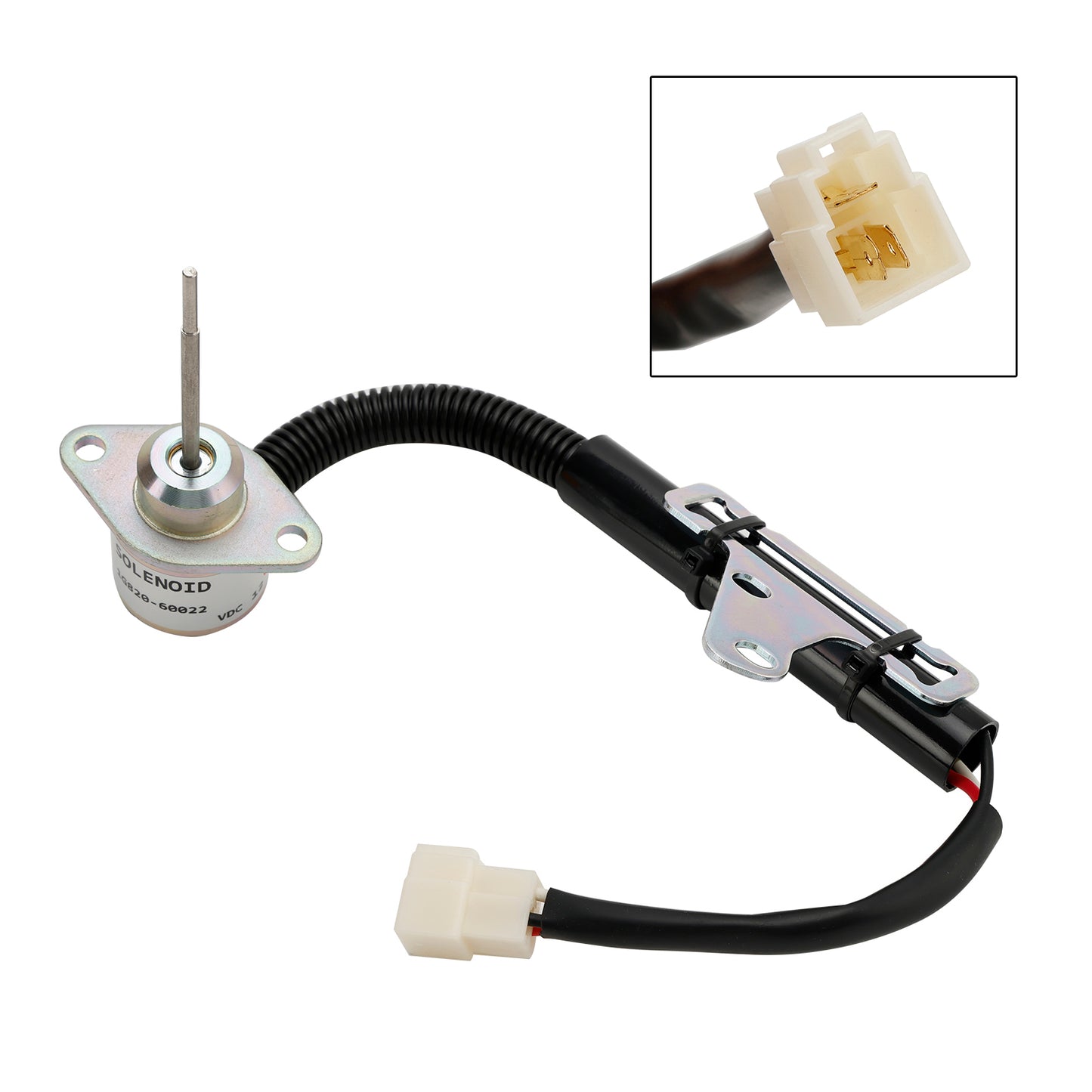 Shutoff Solenoid 1G820-60022 1G820-60012 SA-5156-12 For Kubota D782 Engine 12V