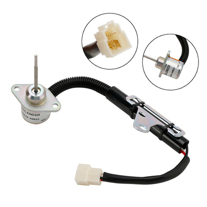 Shutoff Solenoid 1G820-60022 1G820-60012 SA-5156-12 For Kubota D782 Engine 12V