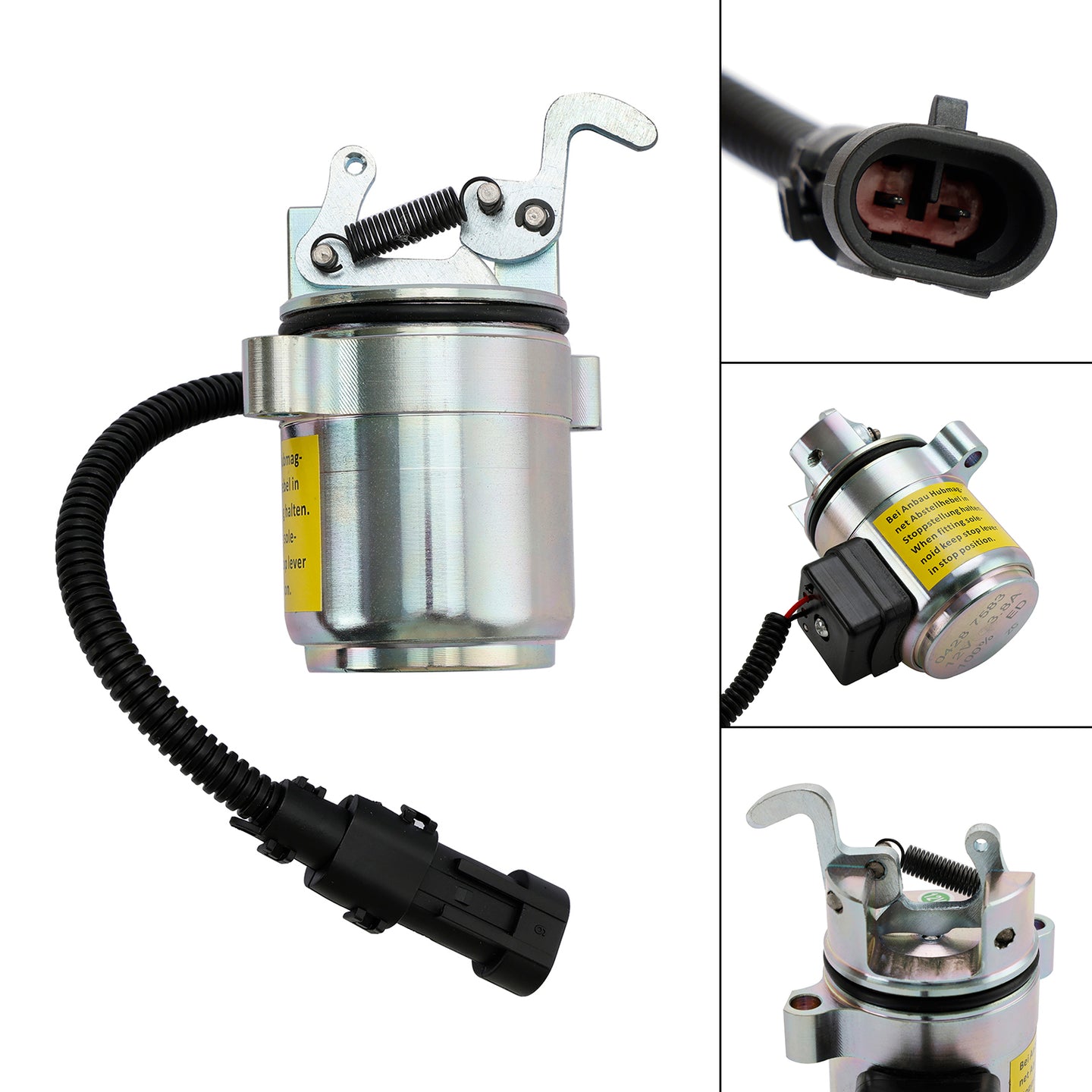 0428-7583 0428-7116 12V Fuel Shutoff Solenoid Compatible With Deutz 1011 2011