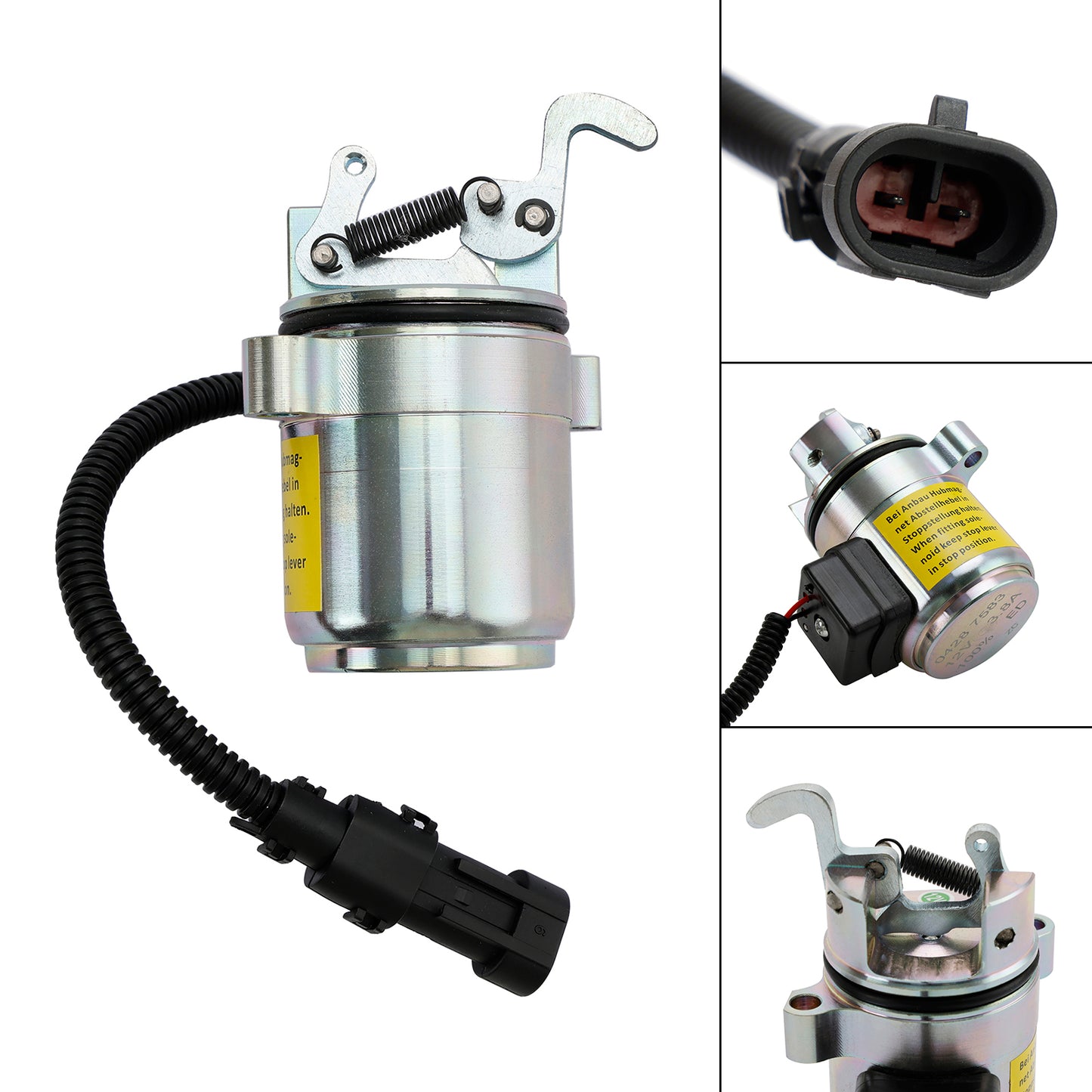 0428-7583 0428-7116 12V Fuel Shutoff Solenoid Compatible With Deutz 1011 2011